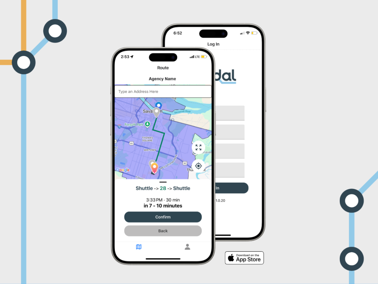 Modal Mobility App Mockup